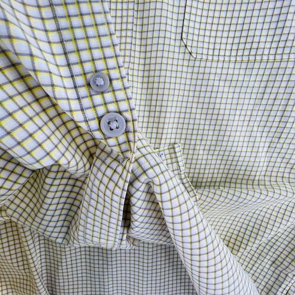 COLUMBIA MENS SZ L PLAID SHORT SLEEVE CASUAL BUTTON DOWN SHIRT - Picture 7 of 7